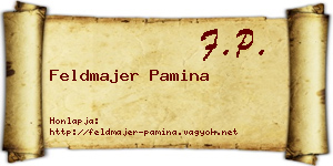 Feldmajer Pamina névjegykártya